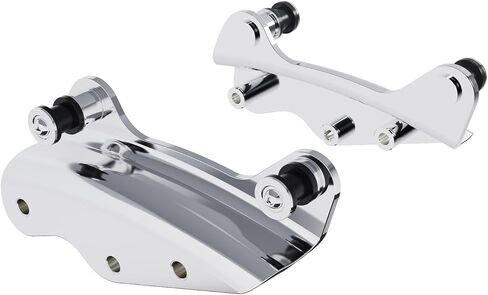 Replacement 4-Point Docking Hardware Kit, Chrome, Compatible with 2009-2013 Harley-Davidson Touring & Road Glide Models in Kuwait