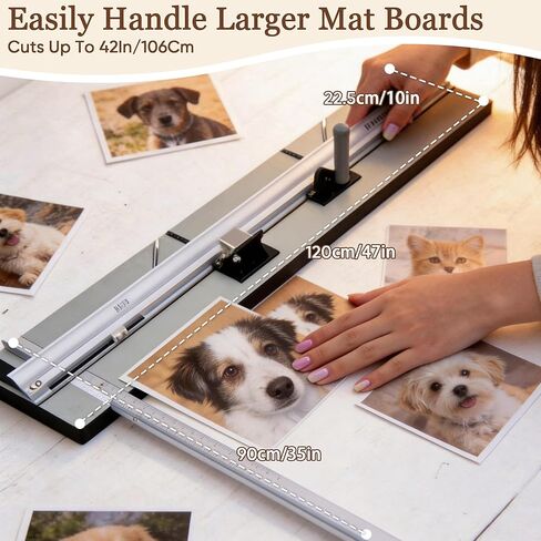 MYOYAY 47 inches Compact Mat Cutter for Framing Pictures, High-Density Cardboard, High-Precision Pad Cutters, Suitable for Art, DIY in Kuwait