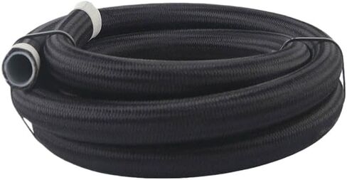 طقم خط الوقود PTFE AN4 AN6 AN8 AN10-4AN -6AN -8AN -10AN E85 خط خرطوم الوقود 10FT أسود (AN8 3M(10FT)) in Kuwait