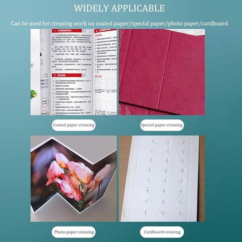 Manual Paper Creaser Scoring Machine with Ruler Guide for A4/A3 Paper Folding and Scoring, for Book Press, Letter Folding, and Card Processing in Kuwait