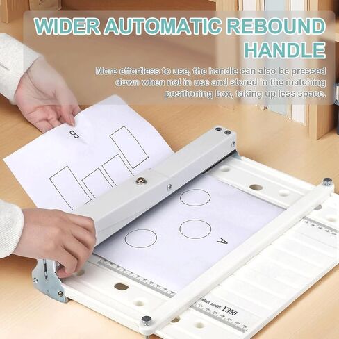Duty Manual Creasing Machine with Extended Positioning Block & Clear Scale, Manual Crease Machine, A3/A4 Paper Scoring Folding Tool for Letter, Card Making and Commercial in Kuwait