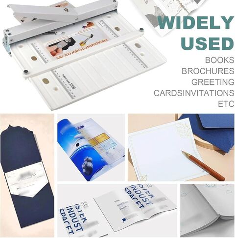 Duty Manual Creasing Machine with Extended Positioning Block & Clear Scale, Manual Crease Machine, A3/A4 Paper Scoring Folding Tool for Letter, Card Making and Commercial in Kuwait