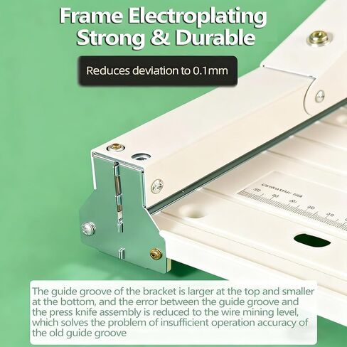 Manual Paper Creaser & Folding Machine, 350mm Card Scoring Tool for A4 & A3 Short Side, Portable Paper Bender for Greeting Cards in Kuwait
