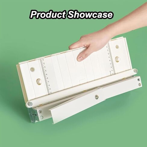Paper Creaser Machine with Ruler & Positioning Block Manual Scoring Tool for Book Covers, Cardstock, Brochures, Invitations, for Crafting & DIY Projects in Kuwait