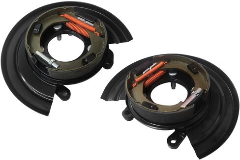 Rear Left & Right Loaded Parking Brake Backing Plate Assembly 926-270 926-271 for 1999 F250 for 1999-2004 F250 Super Duty for for 1999-2004 F350 Super Duty 2000-2005 Ford Excursion in Kuwait
