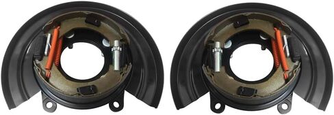 Rear Left & Right Loaded Parking Brake Backing Plate Assembly 926-270 926-271 for 1999 F250 for 1999-2004 F250 Super Duty for for 1999-2004 F350 Super Duty 2000-2005 Ford Excursion in Kuwait