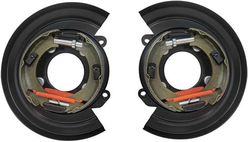 Rear Left & Right Loaded Parking Brake Backing Plate Assembly 926-270 926-271 for 1999 F250 for 1999-2004 F250 Super Duty for for 1999-2004 F350 Super Duty 2000-2005 Ford Excursion in Kuwait