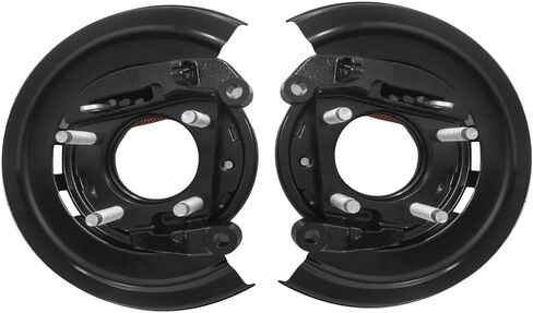 Rear Left & Right Loaded Parking Brake Backing Plate Assembly 926-270 926-271 for 1999 F250 for 1999-2004 F250 Super Duty for for 1999-2004 F350 Super Duty 2000-2005 Ford Excursion in Kuwait