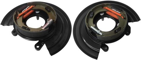 Rear Left & Right Loaded Parking Brake Backing Plate Assembly 926-270 926-271 for 1999 F250 for 1999-2004 F250 Super Duty for for 1999-2004 F350 Super Duty 2000-2005 Ford Excursion in Kuwait
