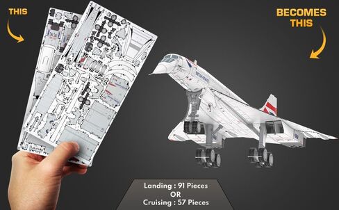 Metal Earth Premium Series Concorde 3D Metal Model Kit Fascinations in Kuwait