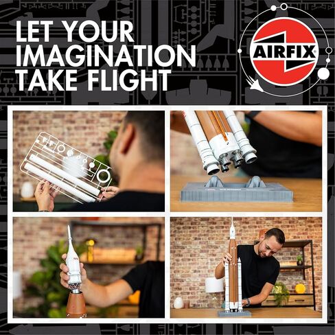 مجموعة Airfix Kit A50202 SLS Artemis، بلاستيك، لبناء مركبة فضائية للبالغين والأطفال من سن 8 سنوات، تتضمن نموذجًا بمقياس 1:144، وطلاءات أكريليك همبرول، وفرش وغراء بوليمر in Kuwait