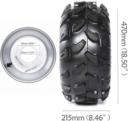 مجموعة من 2 إطارات ATV Go Kart مقاس 18x9.50-8 وإطارات مقاس 8 بوصات مع مجموعة محور خلفي مباشر مقاس 32 بوصة، وسلسلة 428 وضرس، وقرص فرامل، ومركبة ذاتية الصنع رباعية، وعربة عربات التي تجرها الدواب، وعربة جولف، وجزازة العشب، وترقية 4 عجلات in Kuwait