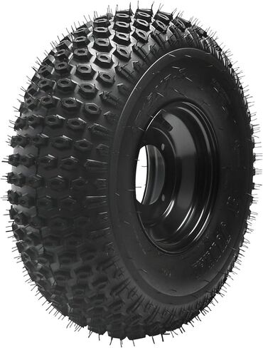 4-Pack 19x7-8 Go Kart & ATV Wheels with 8-Inch Tubeless Tires – 4-Bolt Rims for UTV, Quad, Drift Trike, Golf Cart, Lawn Mower, Garden Tractor, All-Terrain Off-Road in Kuwait