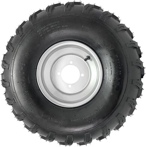 16x8-7 ATV UTV Wheel and Tire Assembly, 4-Lug Tubeless Rim, Pre-Mounted 16x8x7 Tire for Go-Kart, Quad Buggy, Drift Trike, Lawn Mower, Garden Tractor Off-Road 4-Wheeler in Kuwait