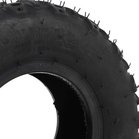 14x5.00 6 Front Wheel Tire, Rubber Tubeless Vacuum Tire with Enhanced Traction Technology for ATV Quad Off Road Go Kart Cart Mini Bike in Kuwait