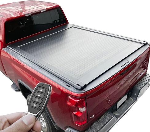 Syneticusa ER Power Retract Hard Tonneau Cover Fits 2020-2026 Silverado/Sierra 2500 HD/3500 HD 6'8" 82.2 in Truck Bed Waterproof Accessories in Kuwait