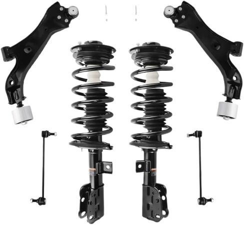 Front Complete Struts With Control Arms And Sway Bar Links Compatible With Equinox 2010 2011 2012 2013 2014 2015 2016 2017 1333468L 20909156 20909158 in Kuwait
