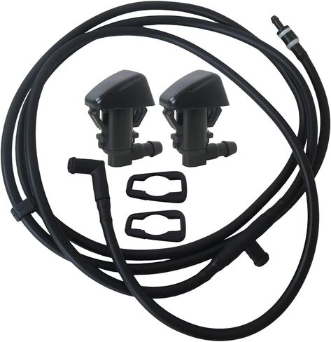 مجموعة خرطوم فوهة غسالة الزجاج الأمامي الجديدة لـ 2011-2016 Ford F250 F350 F450 F550 Super Duty، استبدال #BC3Z-17603-A BC3Z-17K605-B in Kuwait