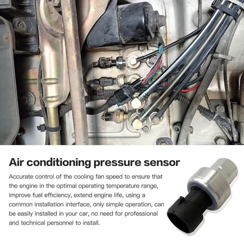مفتاح مستشعر الضغط العالي AC 1551343 محول الضغط HVAC لهامر 2004-2005 H2 6.0L. in Kuwait