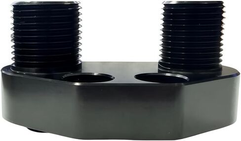 SD7B10 7176 Sanden محول ضاغط التيار المتردد المناسب 6061-T6 سبائك الألومنيوم مصقول النهاية باللون الأسود، تركيبات موصل سريع A/C in Kuwait