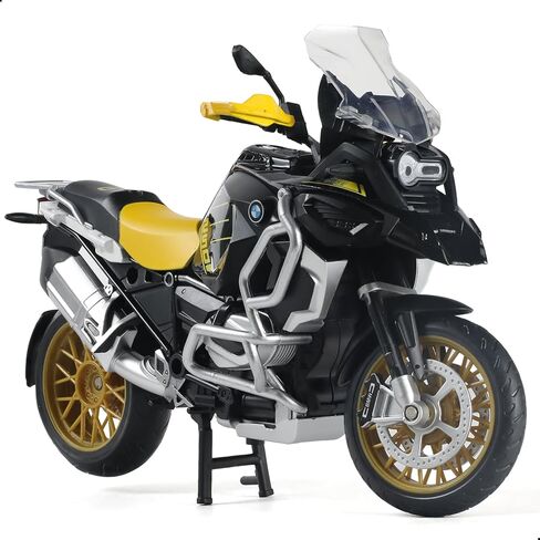 لعبة نموذج دراجة نارية 1:12 لسوزوكي GSX R1000R معدنية مصبوبة مع نموذج دراجة نارية بلاستيكي لا يتطلب تجميع هدية موتو صغيرة نهائية للبالغين (أزرق) in Kuwait