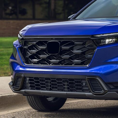 ZZEQYG ABS مادة غطاء المصد الأمامي السفلي غطاء شريطي متوافق مع ملحقات Honda CRV Hybrid 2023-2026 لـ CR-V Hybrid Sport Touring واقي المصد الأمامي قطعتان in Kuwait