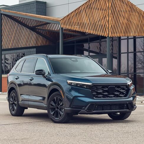 ZZEQYG ABS مادة غطاء المصد الأمامي السفلي غطاء شريطي متوافق مع ملحقات Honda CRV Hybrid 2023-2026 لـ CR-V Hybrid Sport Touring واقي المصد الأمامي قطعتان in Kuwait