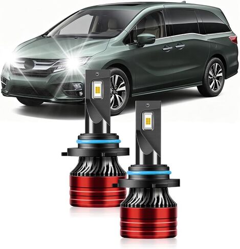 مصابيح كهربائية متوافقة مع 2011-2020 Honda Odyssey 9005 حزمة كومبو لأضواء الضباب عالية الشعاع 800% مع قابس مروحة التبريد N Play Pack of 2 in Kuwait