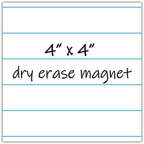 Dry Erase Notes - Magnetic Dry Erase Notes - Notepad/Writing Pad Design - 4" x 4" (5 Pack) in Kuwait