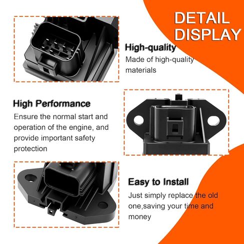 601-307 Fuel Pump Relay Module Compatible with Select Ford and Lincoln Models,Fit for Ford Edge Expedition F-250 F-350 F-450 F-550 and Lincoln MKX Navigator Models,Replacement for 601-307 in Kuwait