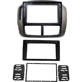 Radio Stereo Bezel for Honda Pilot 2005-2008 Dash Installation Mount Trim Kit Fits 9" and 2 Din