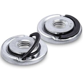 Yakamoz 2Pcs Quick Release Angle Grinder Locking Nuts M14 Angle Grinder Flange Nut Replacment Lock Nuts for Angle Grinder with M14 Spindle