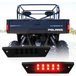 UTV Rear Tail Light Compatible with Polaris Ranger 800 900 2013 2014 2015 2016, LED Brake Stop Taillight Assemblies Replacement For Part # 2411099(2PCS), Red