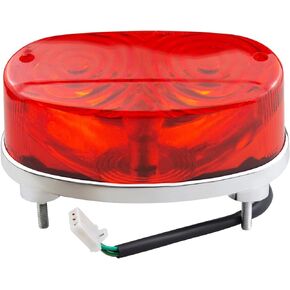Rear Tail Lights 3 Wires Red Aftermarket Replacement Parts Fits for Chinese 50cc 70cc 90cc 110cc 125cc 150cc 200cc ATV Quad 4 Wheeler Go Kart Roketa Sunl JCL Taotao Coolsport Kazuma Etc.