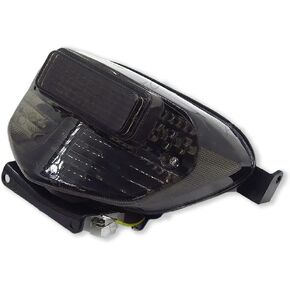 HTTMT MT186-SK Smoke Led Tail Light Brake Light with Integrated Turn Signals Indicators Compatible with Suzuki 2001-2003 GSX-R600/ 2000-2003 Suzuki GSX-R750/ 2001-2002 Suzuki GSXR 1000