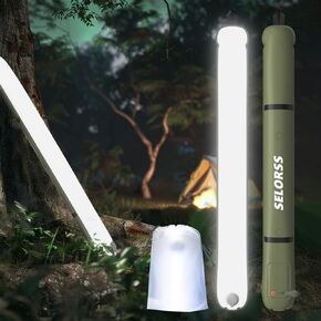 SELORSS Inflatable Outdoor Camping Light, Meets IP66 Waterproof Standard, Provides 2000 mAh Charging, Suitable for Camping, Hiking, Traveling and Other Outdoor environments(Green).