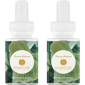 Pura and Tommy Bahama - Fragrance for Smart Home Air Diffusers - Room Freshener - Aromatherapy Scents for Bedrooms & Living Rooms - Odor Eliminator - 2 Pack - Signature Island Blend