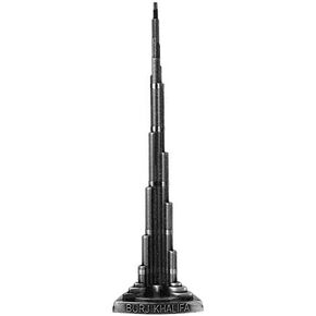FTVOGUE Burj Khalifa Tower Model Alloy Miniature Dubai Tower Model European Style Arts Craft Office Home Desktop Decor