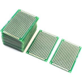 25Pcs Double Sided Protoboard Prototyping Pcb Board 4cm x 6cm