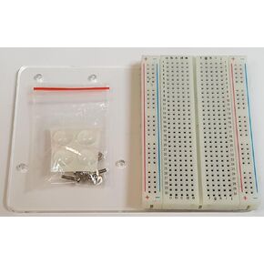 Acrylic Base Plate & Terminal Optimizer Breadboard for Arduino UNO R3 by Corpco