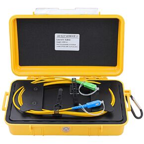 KELUSHI Fiber Optic Test Tool SC/UPC-SC/APC SM（9/125） OTDR Launch Cable Box Extension Cord OTDR Dead Zone Eliminator