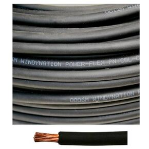 4 Gauge 4 AWG 10 Feet Black + 10 Feet Red Welding Battery Pure Copper Flexible Cable Wire - Car, Inverter, RV, Solar