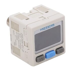 Digital Pressure Switch Controller, Air Pressure Regulator Valve Pneumatic Vacuum Digital Controller Swtich 12~24V DC 0-101kPa, RC 1/8in Interface Thread