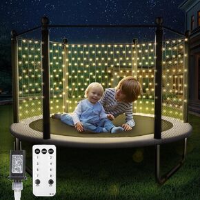 أضواء الترامبولين مع محول الطاقة، 120 مصباح LED أكثر سطوعًا لترامبولين بطول 5 أقدام إلى 12 قدم، ضوء ترامبولين LED مقاوم للماء مع جهاز تحكم عن بعد و8 أوضاع للترامبولين، خيمة التخييم in Kuwait