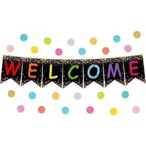 Welcome Banner Welcome Bulletin Board for Classroom Decoration Back to School Teacher Supply