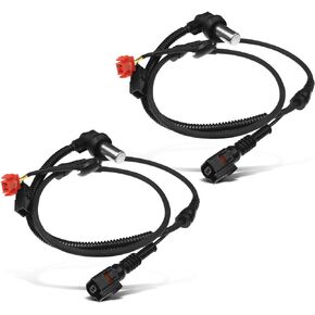 A-Premium Front ABS Wheel Speed Sensor Compatible with Volkswagen, Audi Models - Passat 2000-2005, A4 2000-2001, A4 Quattro 2000-2001, S4 2000-2001, 2-PC Set, Replace# 8D0927803D