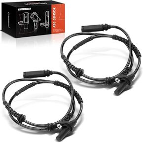 A-Premium Front ABS Wheel Speed Sensor Compatible with BMW Models - 535i, 535i GT, 550i, 650i, 740i, 740Li, 750i, 750Li, 750Li xDrive, 760Li, Alpina B7, 550i xDrive, 550i GT xDrive, Alpina B7L,