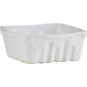 47th & Main Porcelain Berry Basket, Small, White