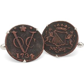 Tokens & Icons Dutch East Indian Company VOC Coin Cufflinks (55VOC)