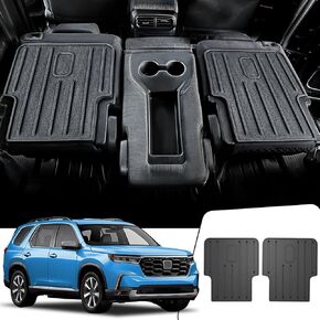 Backrest Mats Behind 3rd Row for 2016-2022 Honda Pilot Accessories, All-Weather TPE Seat Back Covers Protector for Honda Pilot Accessories